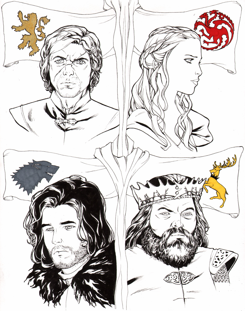 Game of Thrones Heads C2E2 2014