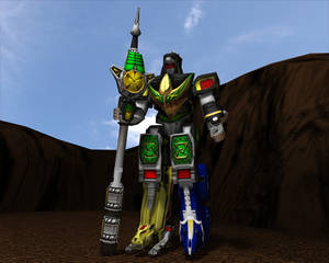 Dragonzord in battle mode