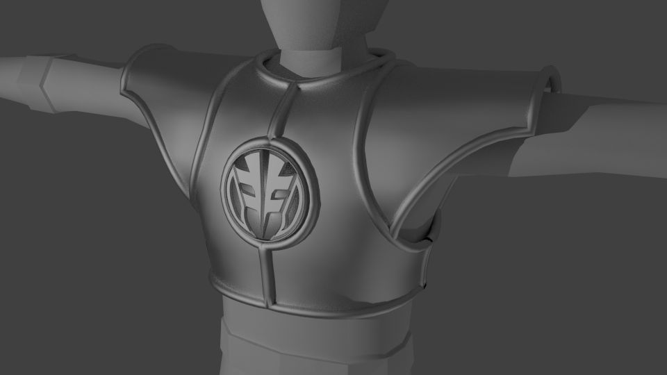 White ranger armor wip by Wewvic on DeviantArt