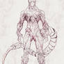 Frieza Final Form Concept Art Sketch