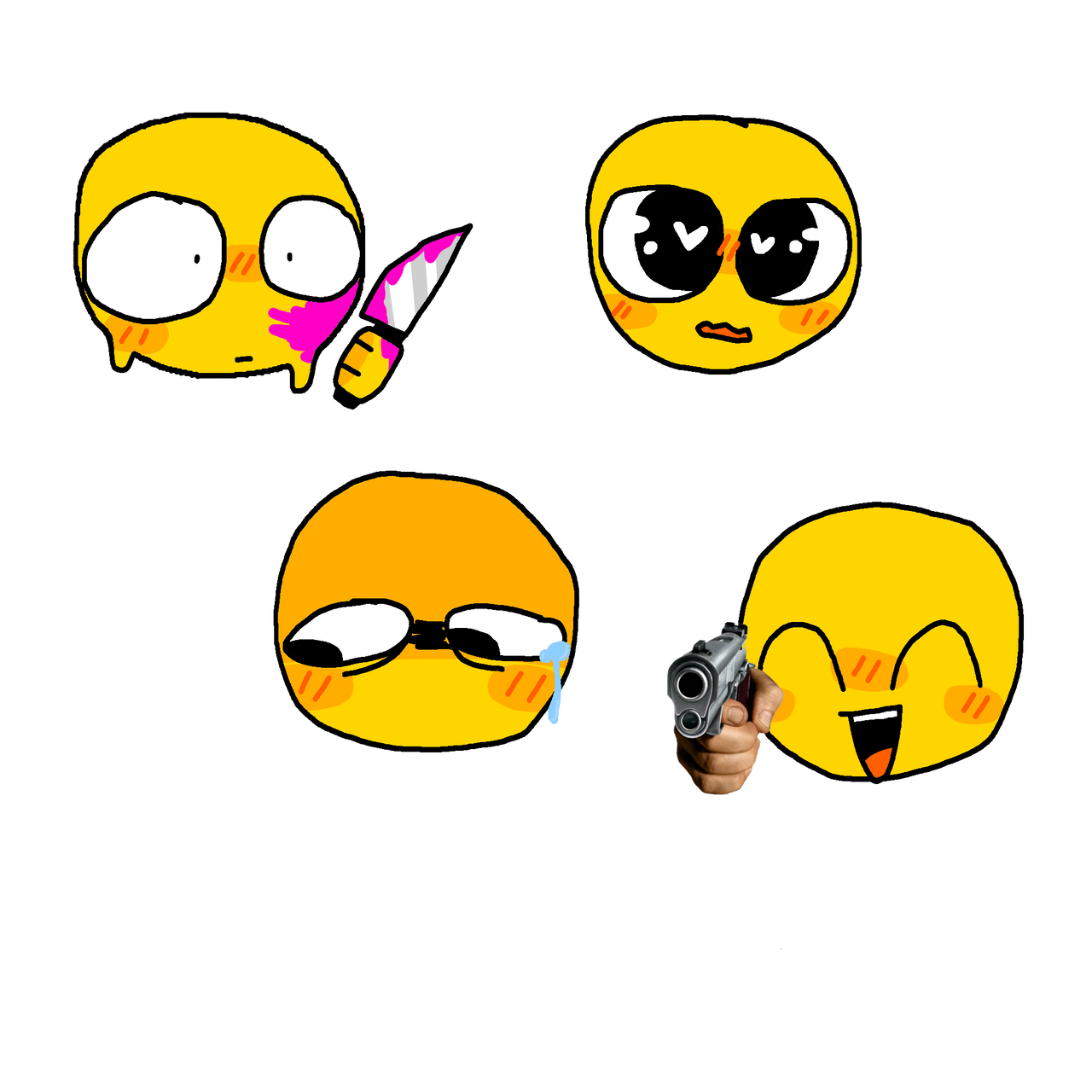 Cursed Emojis by KrypticQuartz on DeviantArt