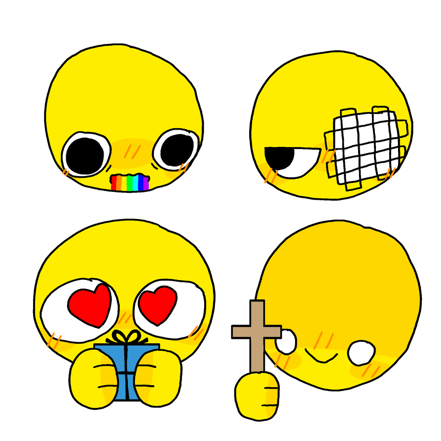 Shy happy cursed emoji by gamearabic24 on DeviantArt