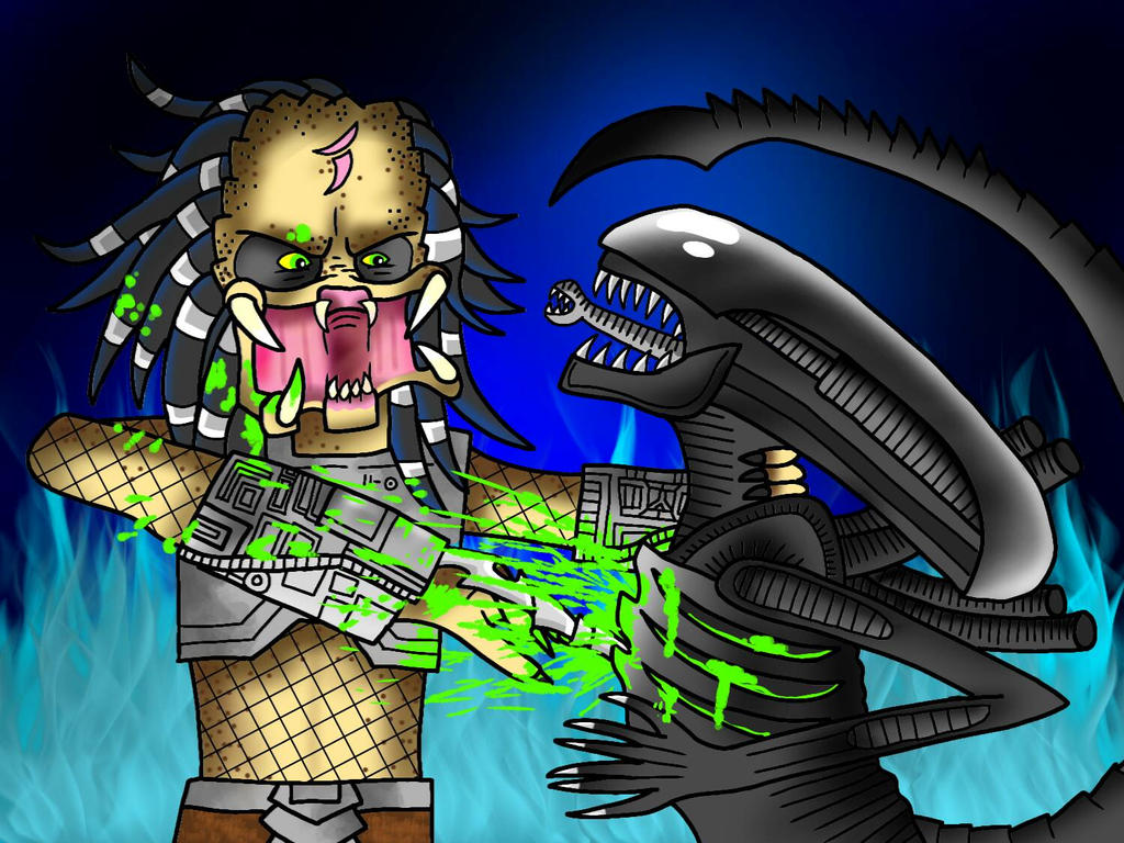 Avp Predator Riding Raptor AVP Alien Versus Predator by NoFearMike on DeviantArt