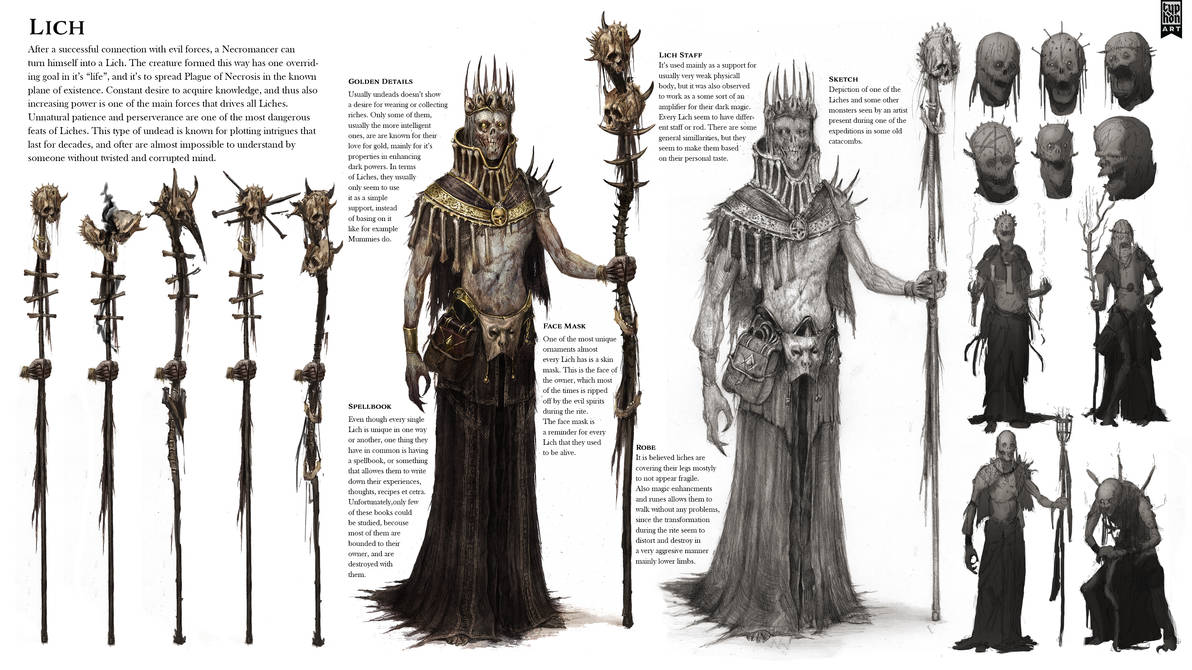 Lich Types Lich by TyphonArt on DeviantArt