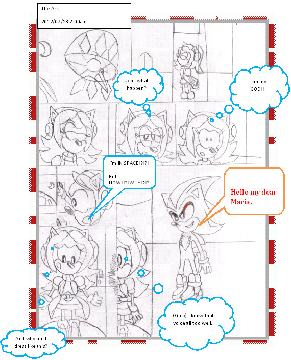 Sonic to Maria Comic Part 1