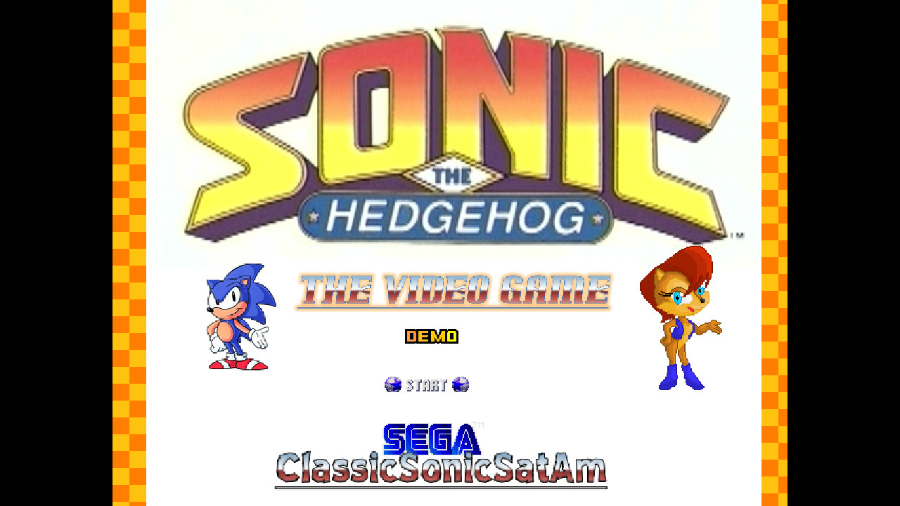 Sonic Classic Heroes title screen by SonicDash57 on DeviantArt
