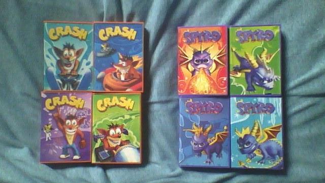 Crash and Spyro LCD Games From McDonalds