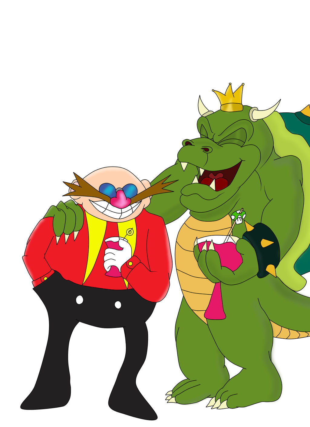 Dr.Robotnik and King Koopa: Old gaming buddies by ClassicSonicSatAm on ...