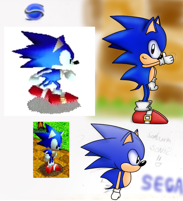 Saturn Sonic Sprites by brycecarrington on Newgrounds