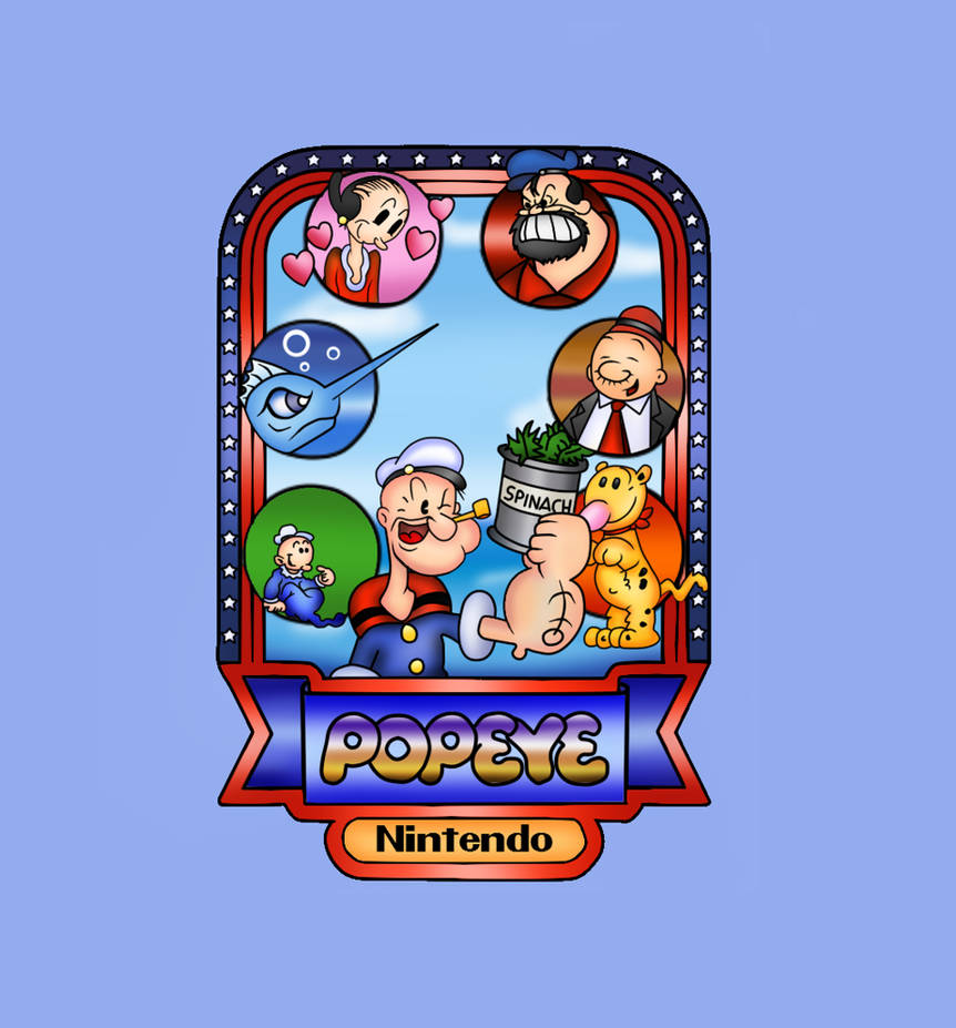 Popeye Arcade SideArt Game and Watch by ClassicSonicSatAm on DeviantArt