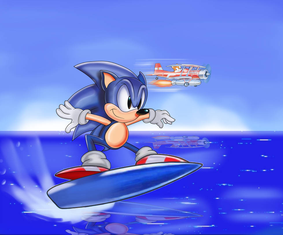 Classic Sonic 2D Artwork - img-wimg