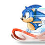 Sonic Dash Super Peel out