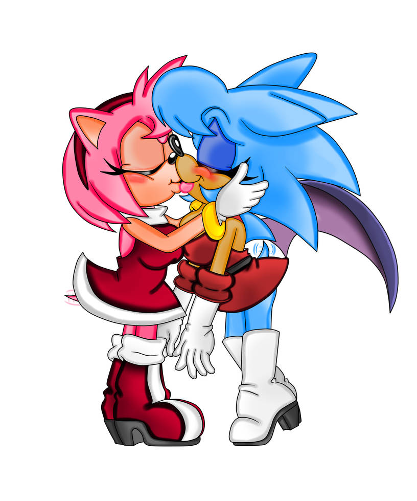 Amys perker up lips when she kiss Sonic 💋 lol : r/SonAmy