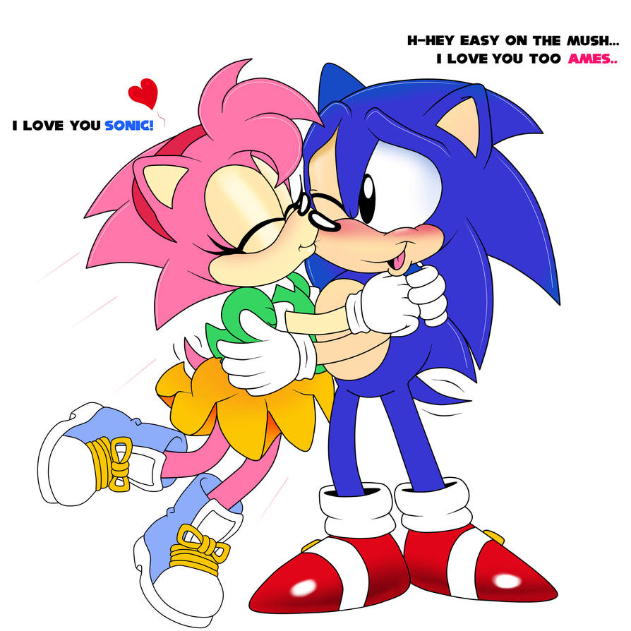 Sonic X Sonic And Amy Kiss Sonic X Anime TV Tropes sonic-x-sonic-and-amy-kiss-sonic-x-anime-tv-tropes