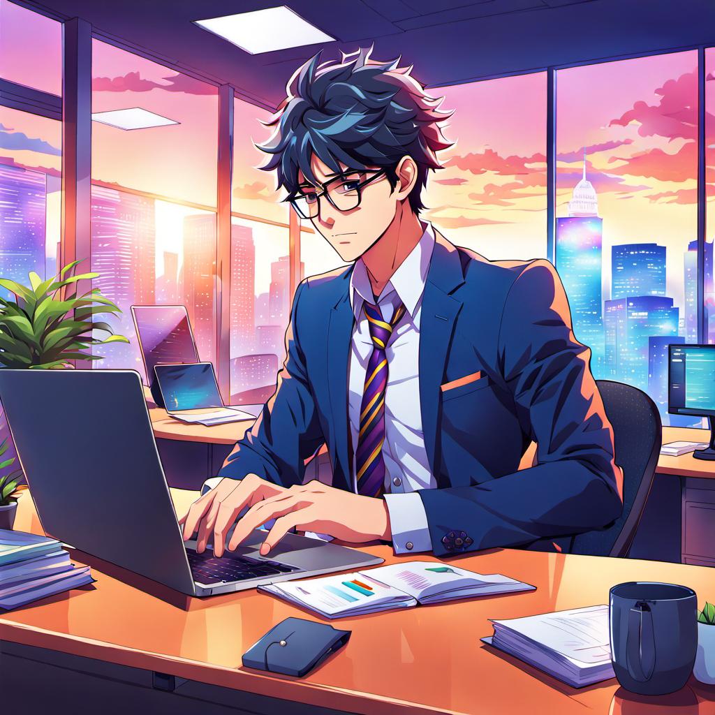 Anime Business Man #2 by Bretrain54 on DeviantArt