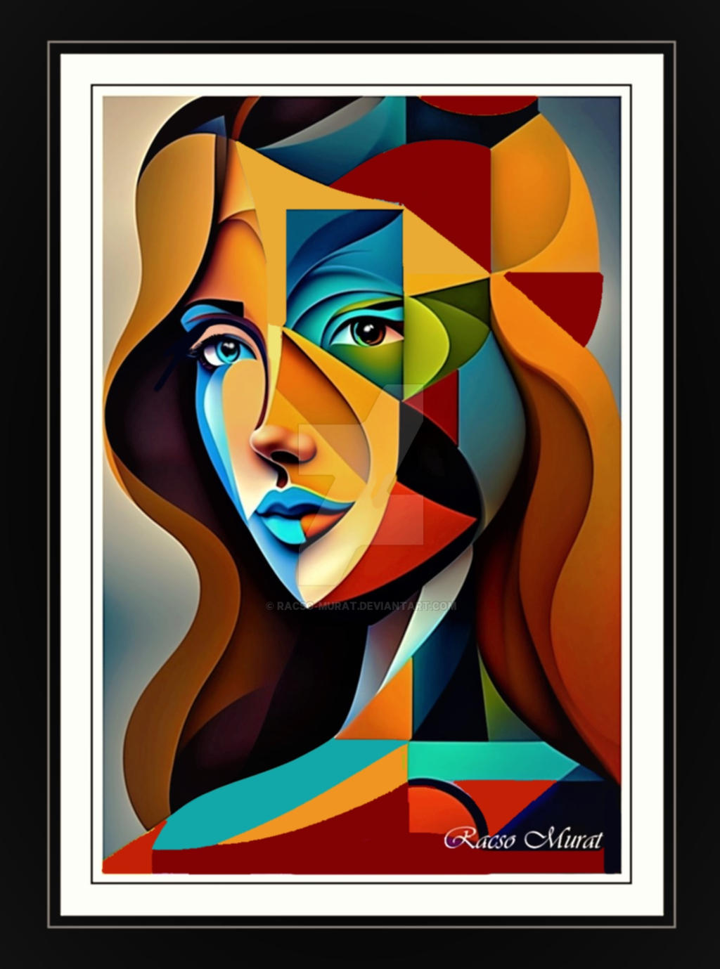 Cubism Art 154 - Feminine Face by Racso-Murat on DeviantArt
