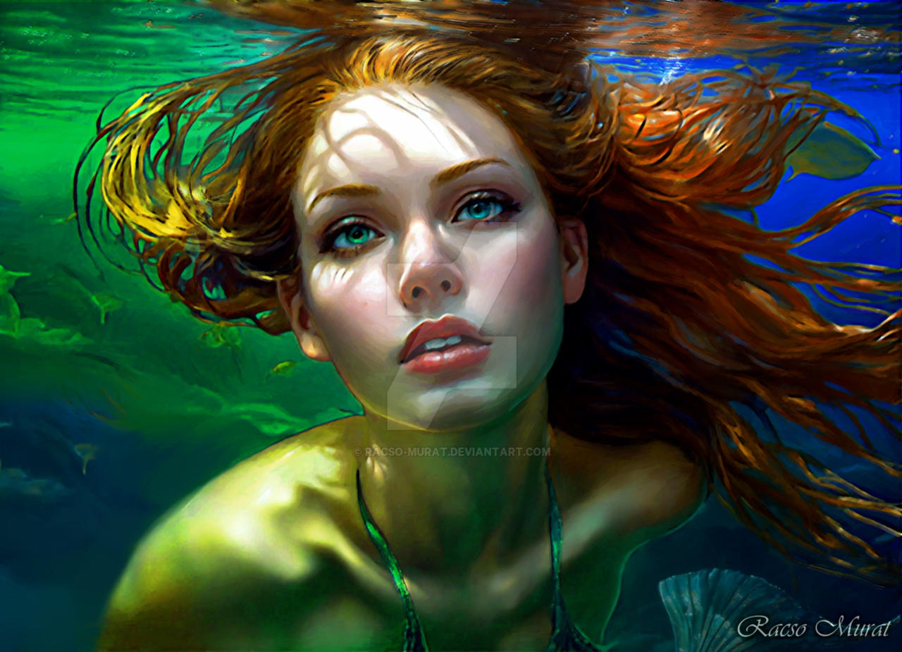 Realistic Mermaid Drawings realistic-mermaid-drawings