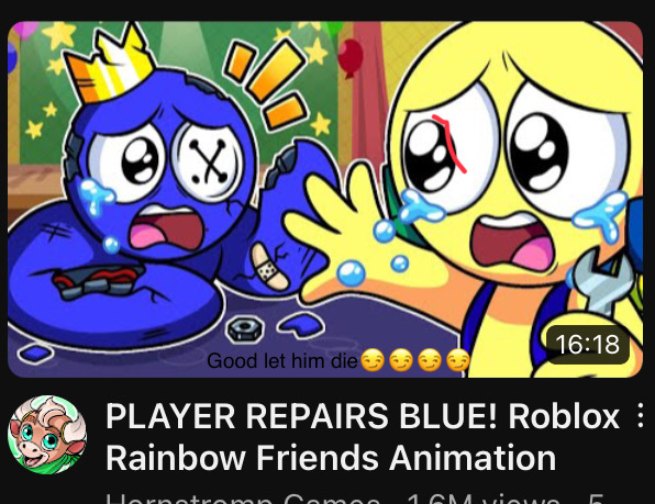 PLAYER is CAPTURED?! Rainbow Friends Roblox Animation 