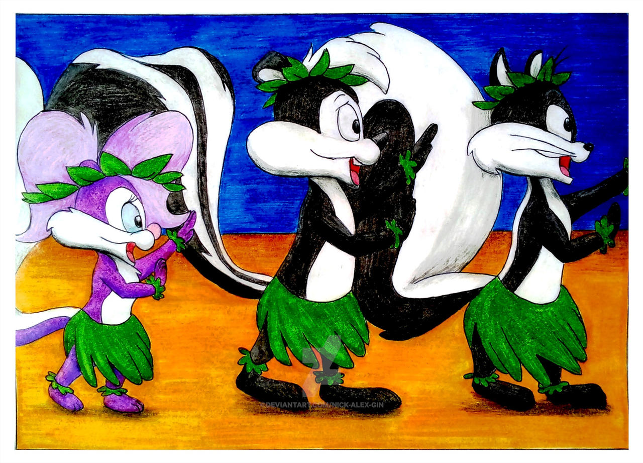 Hula dancers by Nick-Alex-Gin on DeviantArt