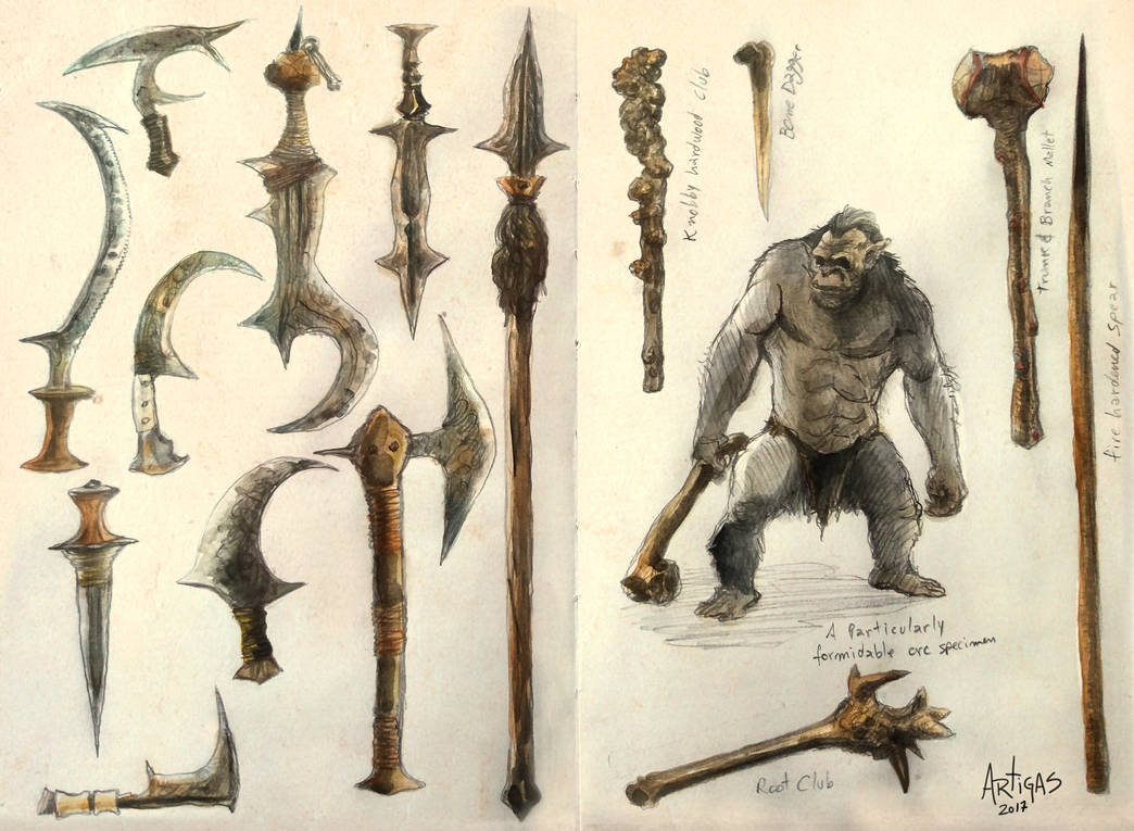 Orc and Weapons Orc and Weapons