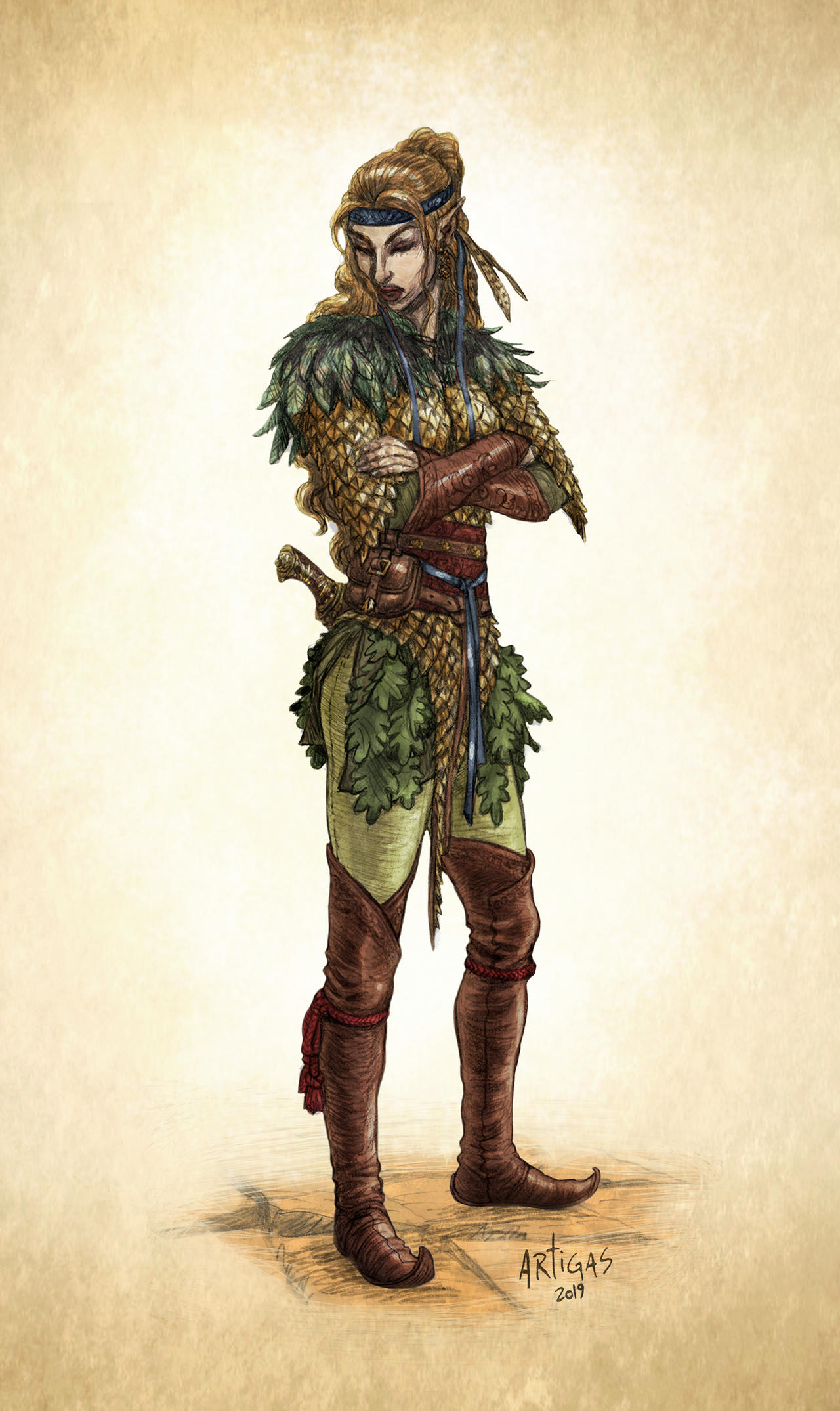 Elf Ranger by Artigas on DeviantArt