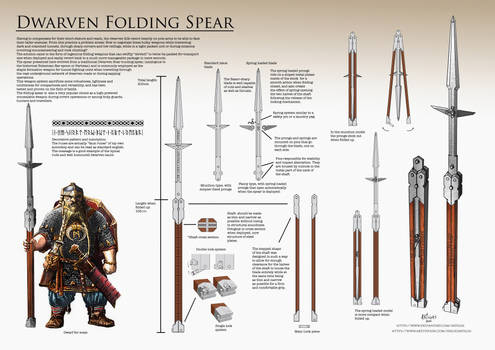 Dwarven Folding Spear