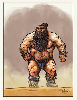 Dwarf Wrestler