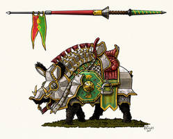 Dwarven Ironclad War-Boar