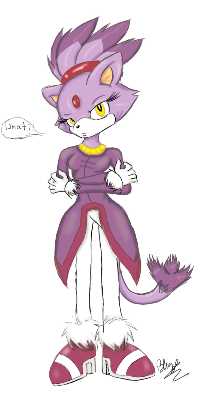 Blaze the Cat''What?''