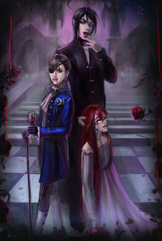 Ciel Phantomhive,Sebastian Michaelis and Grell