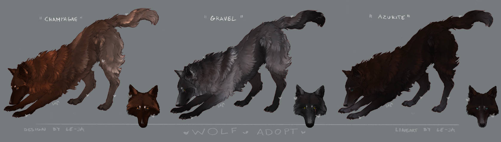 Wolf adopt / CLOSED by Le-ja on DeviantArt