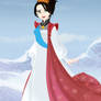 Evil elsa in Snow queen dressup