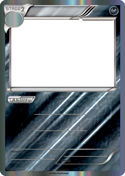 Stage 2 Dark - Blank Card Holo by Maskadra42 on DeviantArt Stage 2 Dark - Blank Card Holo by Maskadra42 on DeviantArt