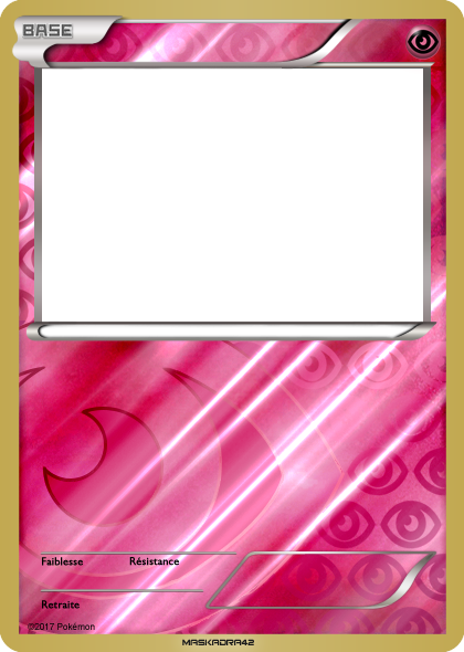 psychic pokemon card template Mega Psychic Pokemon Card Design Kit