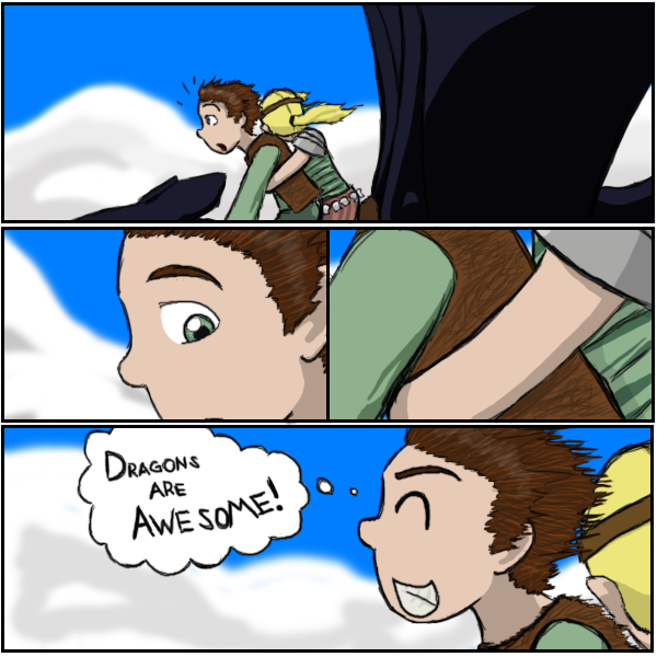 Hiccup's Thoughts While Riding