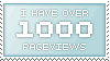 1,000 Pageviews Stamp