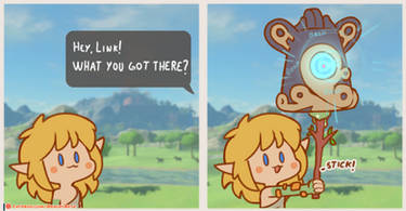 Link's stick