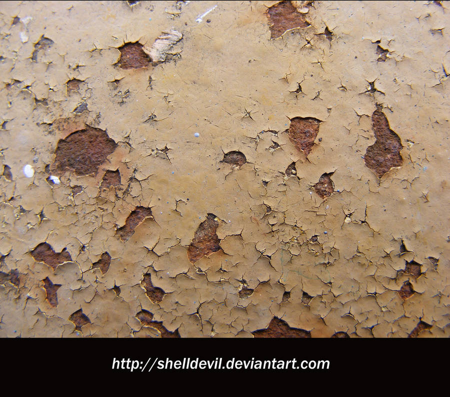 Peeling Paint and Rust by shelldevil