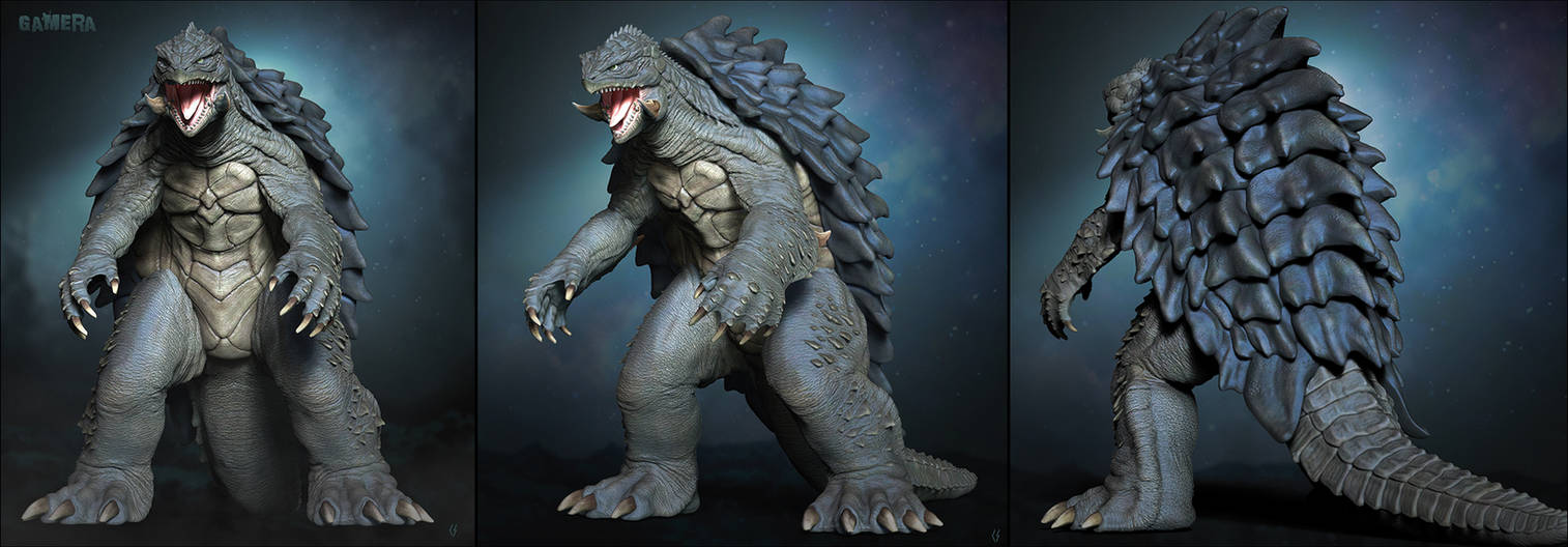 Gamera All Angles by Digiwip on DeviantArt