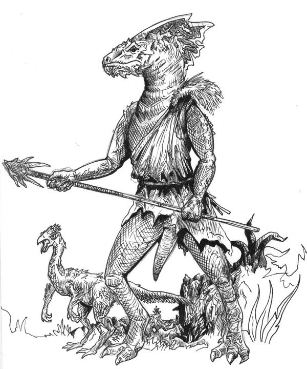 Lizardman warrior by aquilianranger on DeviantArt