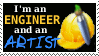 Engineering Artist - Stamp by sveiki