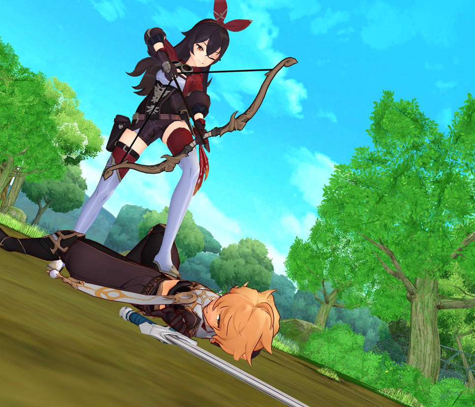 Amber trains with Aether 1 by Goodmen675 on DeviantArt