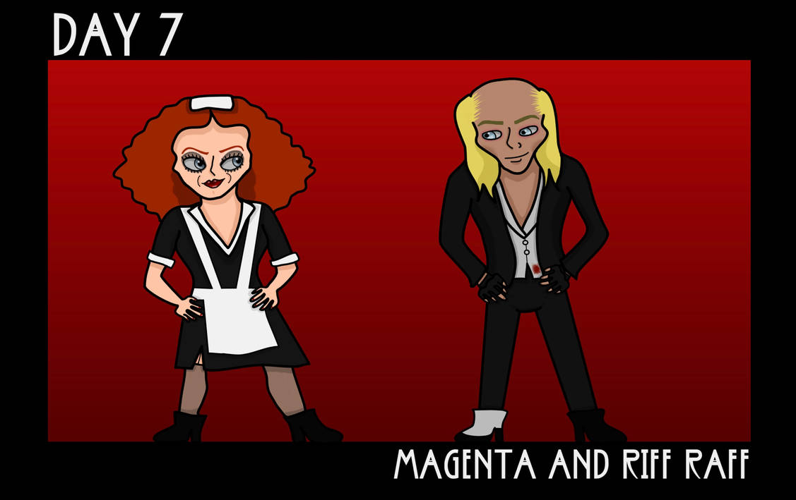 Hello Halloween Riff Raff Halloween 2020 Day 7- Magenta and Riff Raff by QueenofMyth on DeviantArt