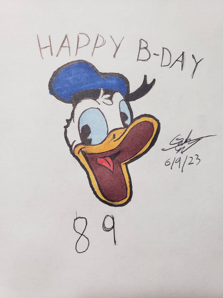 Donald ducks birthday by TheDinosaurian on DeviantArt