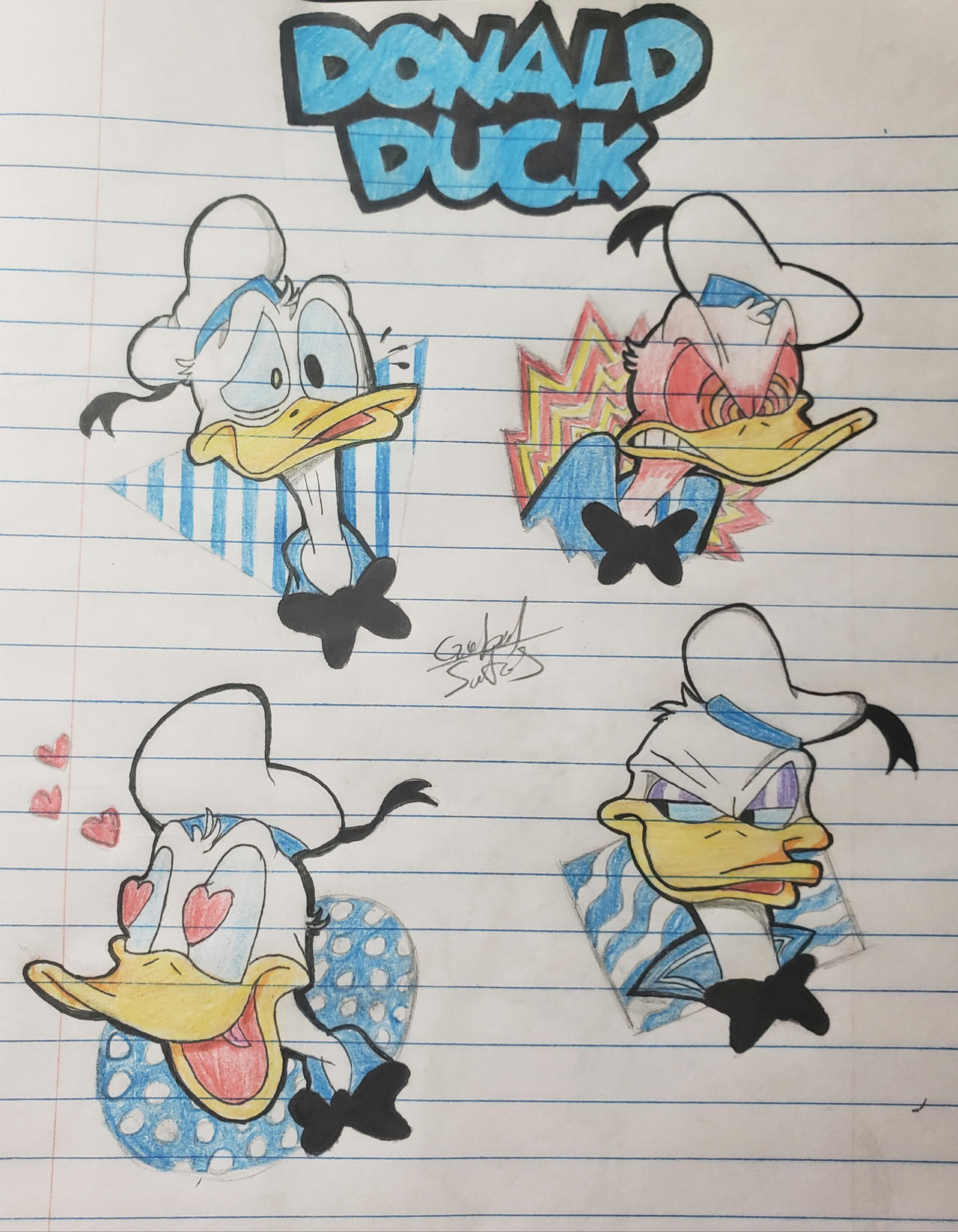 Donald duck by TheDinosaurian on DeviantArt