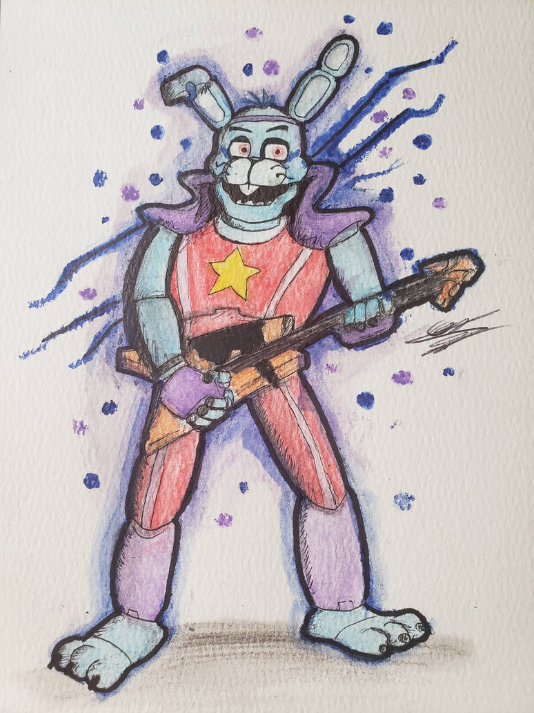 Fnaf514 Glamrock Bonnie by Calesote514 on DeviantArt