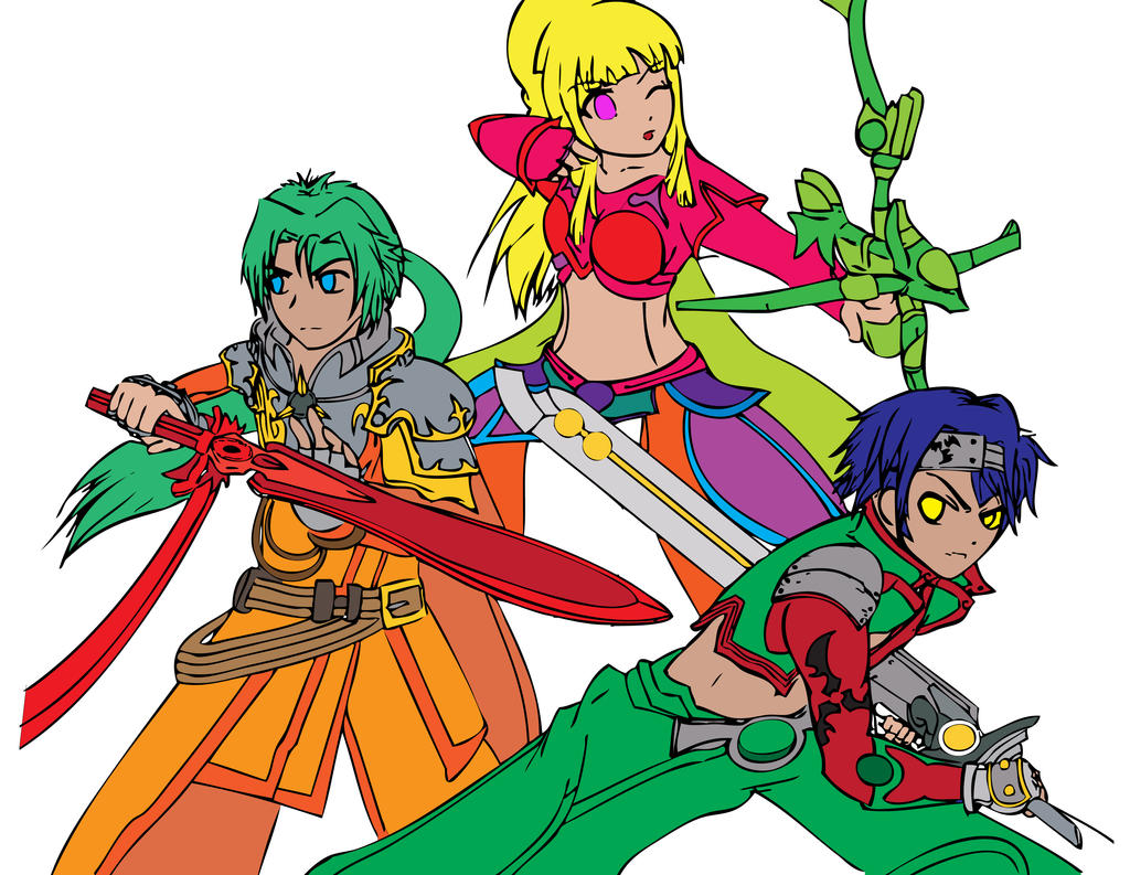 Anime Fighters by redknight5 on DeviantArt