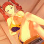 Koikatsu Tsubomi honjoumiya posing in classroom