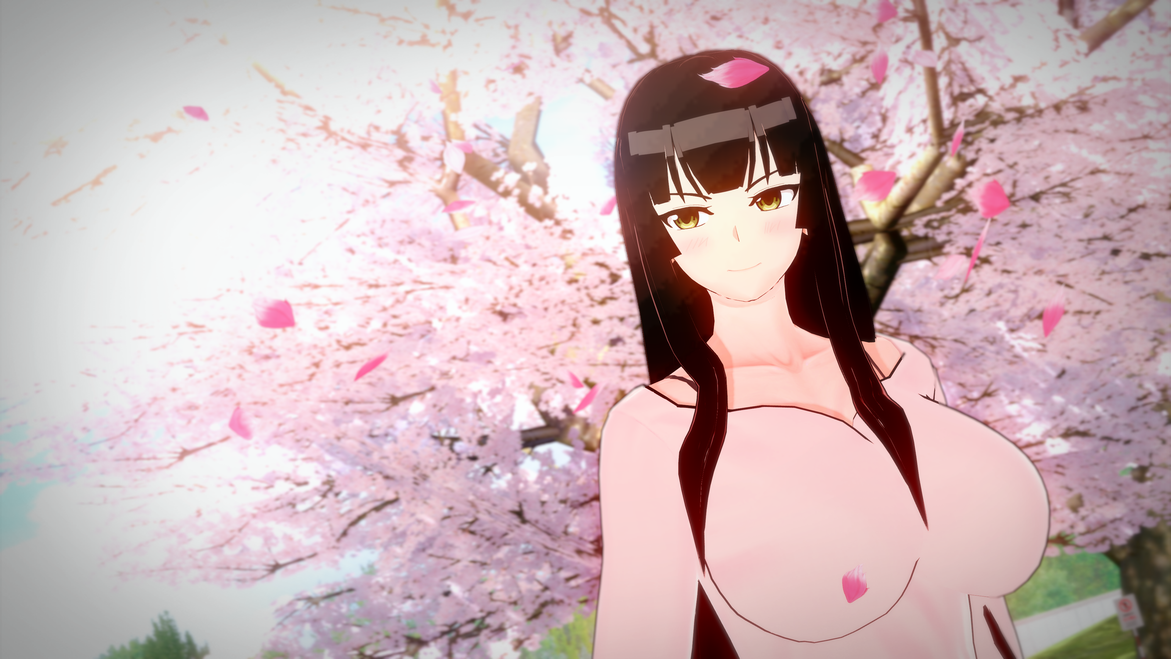 Koikatsu kisaragi with cherry blossom