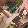 Koikatsu Mitsuri kanroji in pose